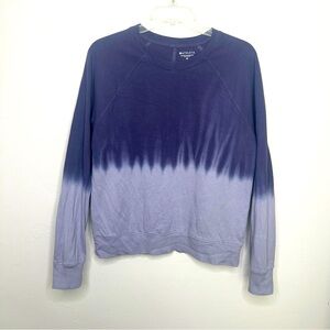 Athleta women’s Sundown Dip Dye Sweatshirt. Medieval Violet Purple. Size XS